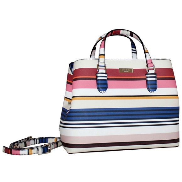 kate spade Handbags - Kate Spade ♠️ Evangelie Laurel Way striped satchel